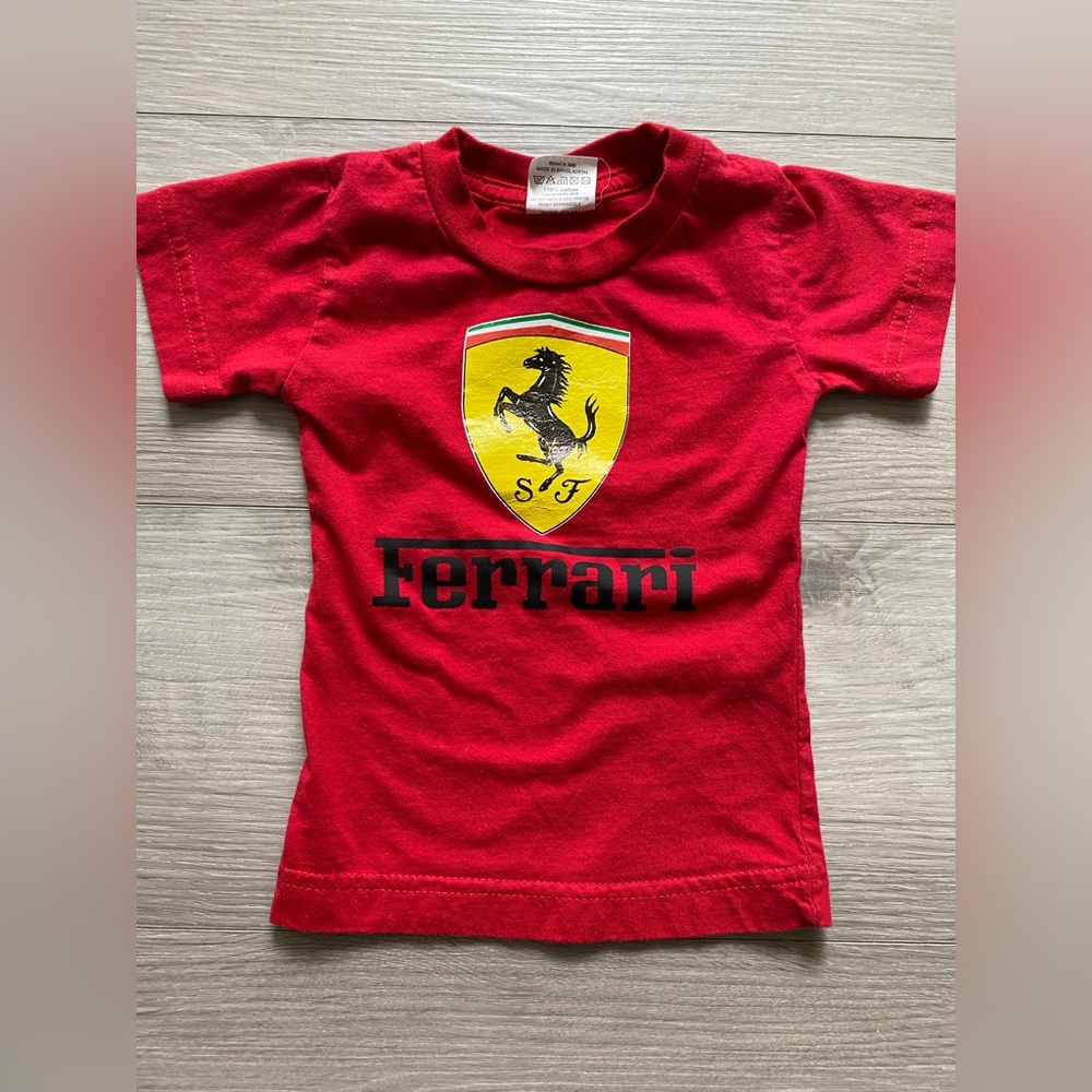 Ferrari Kids Red T-Shirt